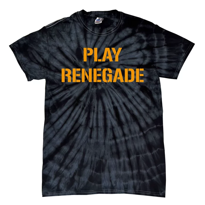 Play Renegade Pittsburgh Theme Tie-Dye T-Shirt