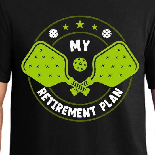 Pickleball Retirement Plan Pajama Set