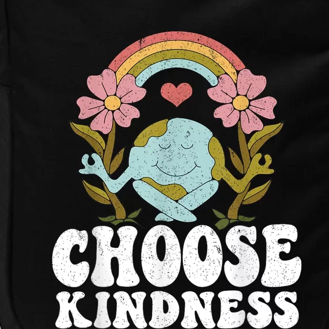 Positive Rainbow Peace Hippie Choose Kindness Earth Day Impact Tech Backpack