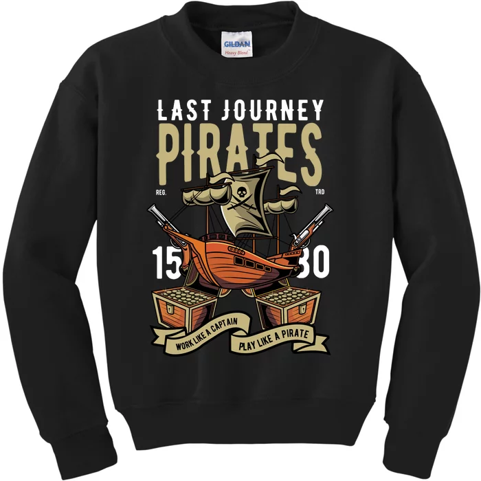 Pirates Retro Kids Sweatshirt