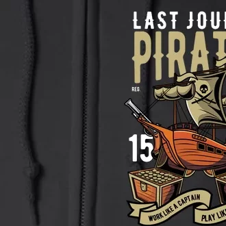 Pirates Retro Full Zip Hoodie