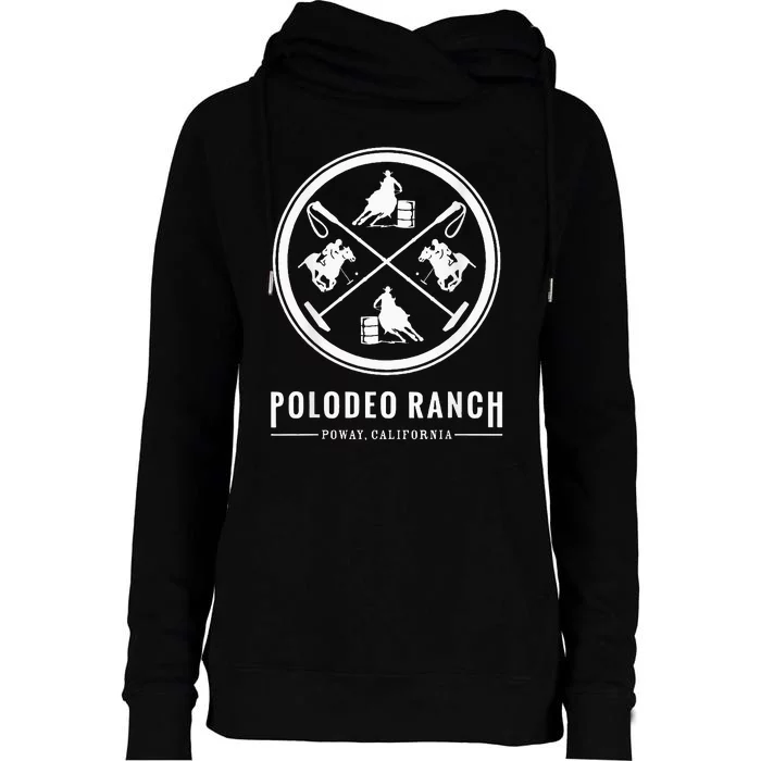 Polodeo Ranch Womens Funnel Neck Pullover Hood