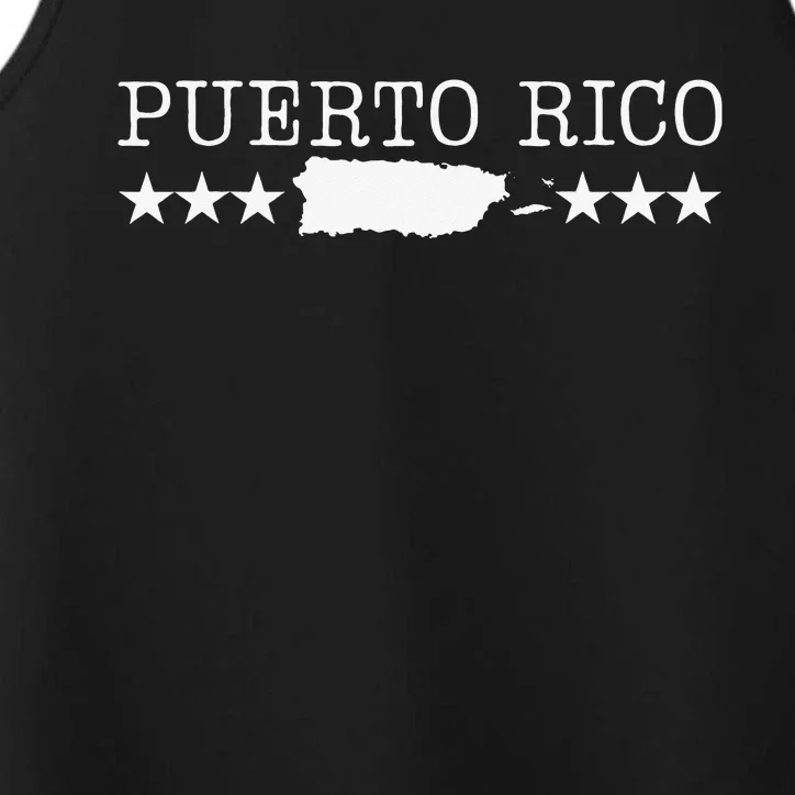 Puerto Rico Pride Proud To Be Puerto Rican Performance Tank