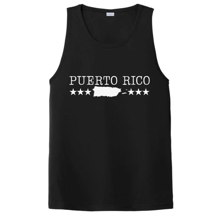 Puerto Rico Pride Proud To Be Puerto Rican Performance Tank