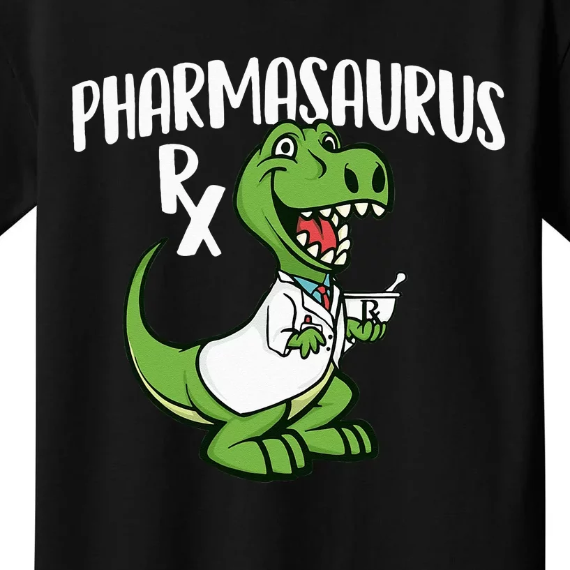 Pharmasaurus Rx Pharmacist Pharmacy Technician Apothecary Kids T-Shirt