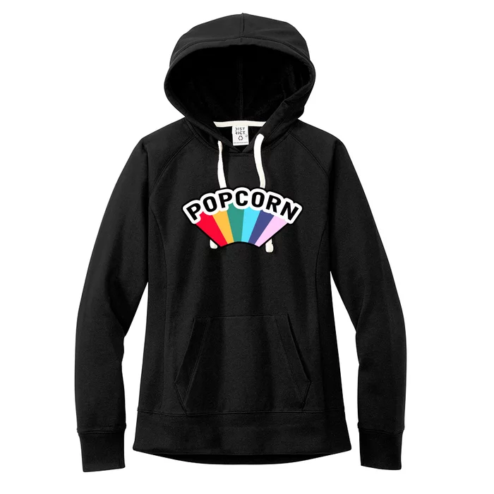 Popcorn Rainbow Women's Fleece Hoodie