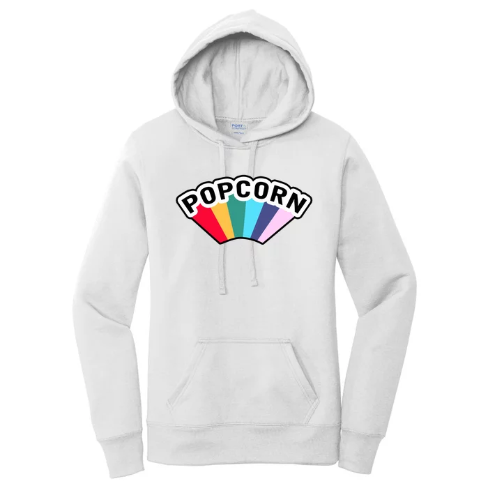 Popcorn Rainbow Women's Pullover Hoodie