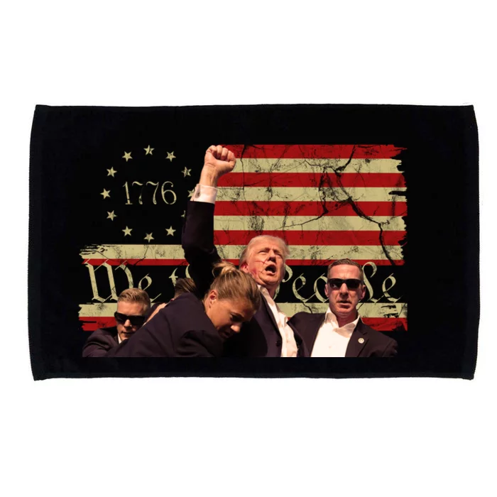 Pennsylvania Rally Pro Donald Trump Vintage Usa 2024 Microfiber Hand Towel