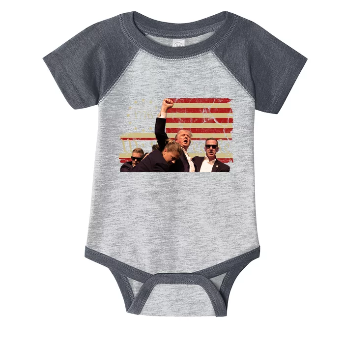 Pennsylvania Rally Pro Donald Trump Vintage Usa 2024 Infant Baby Jersey Bodysuit