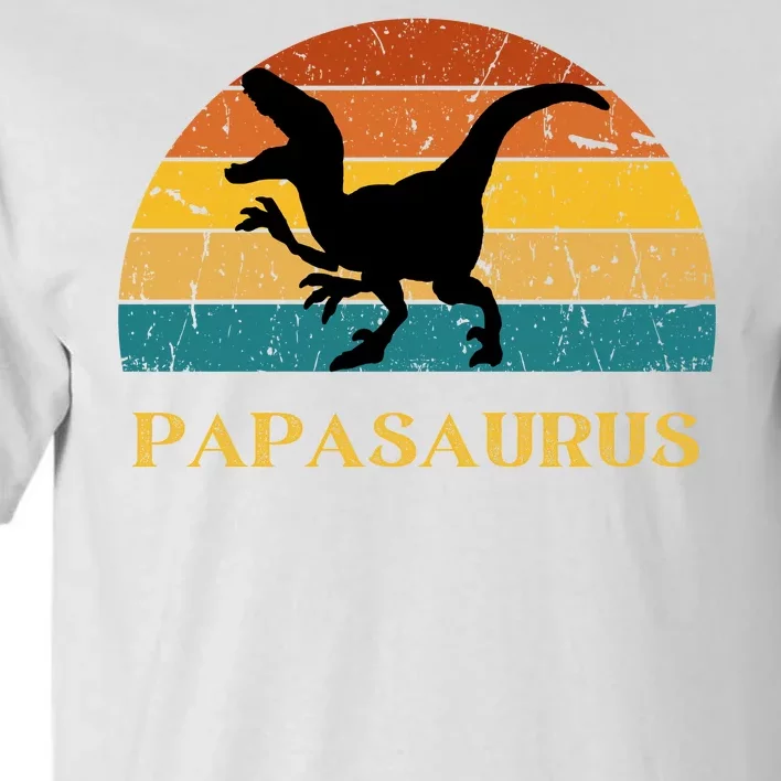 Papasaurus Retro Tall T-Shirt