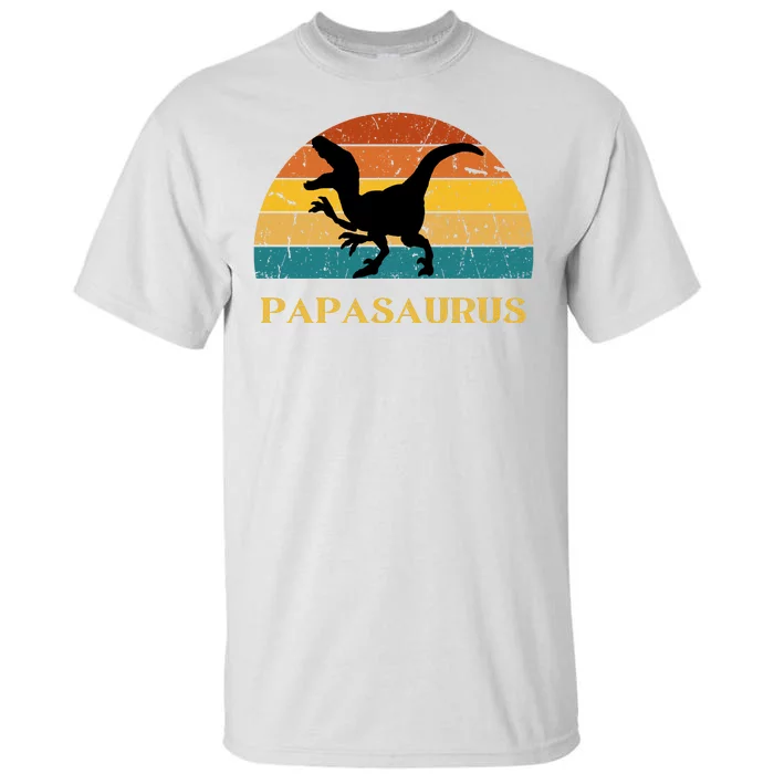 Papasaurus Retro Tall T-Shirt