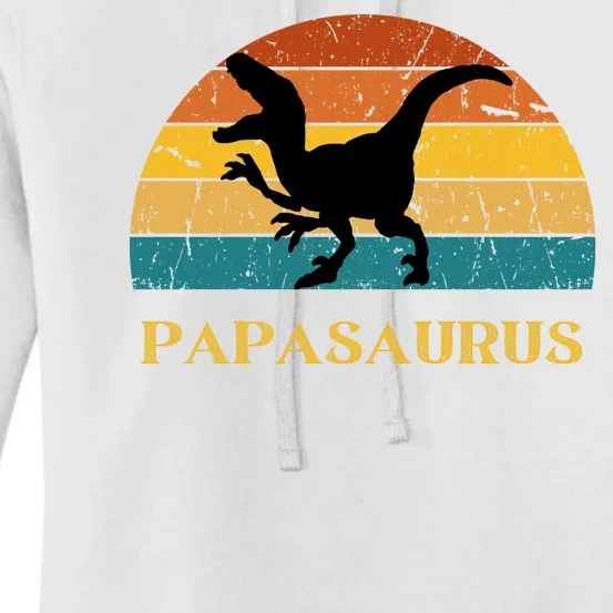 Papasaurus Retro Women's Pullover Hoodie