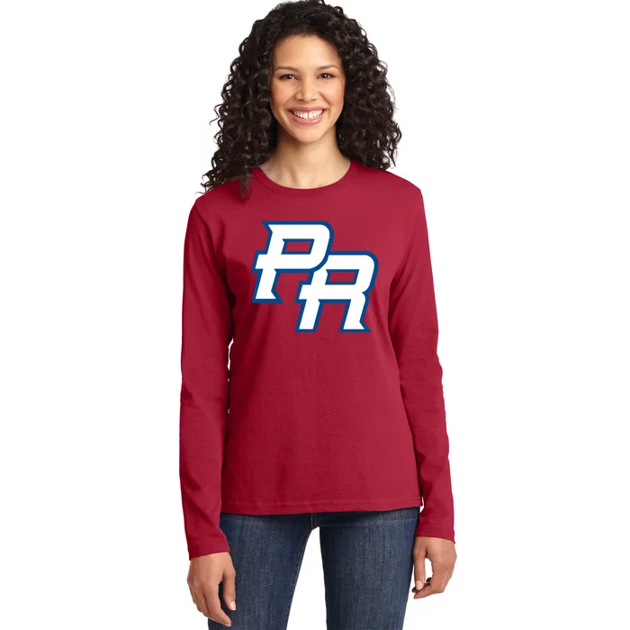 Puerto Rico PR Ladies Long Sleeve Shirt