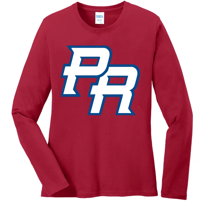 Puerto Rico PR Ladies Long Sleeve Shirt