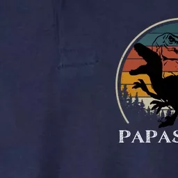 Papasaurus Retro Softstyle Adult Sport Polo