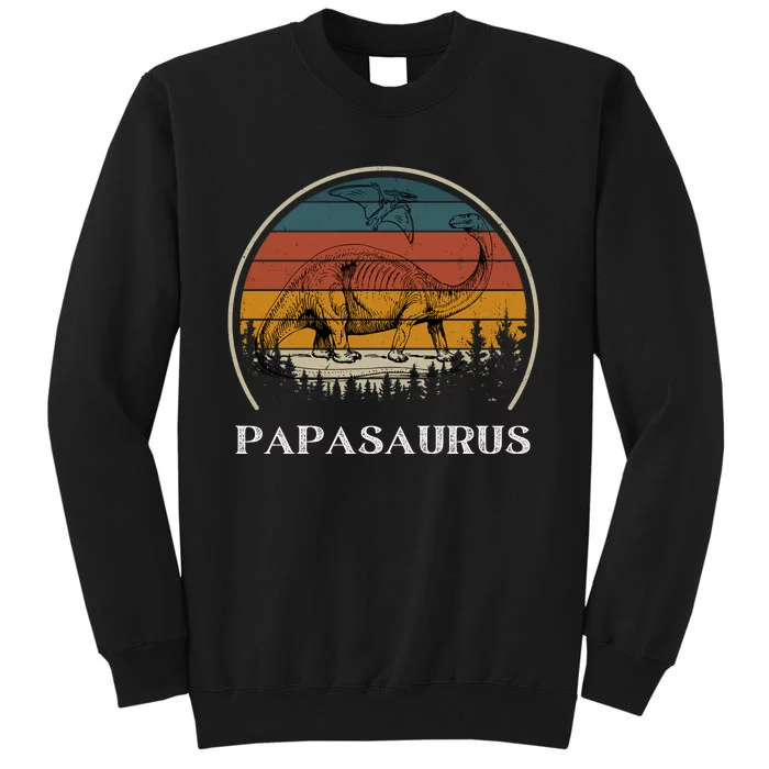 Papasaurus Retro Tall Sweatshirt