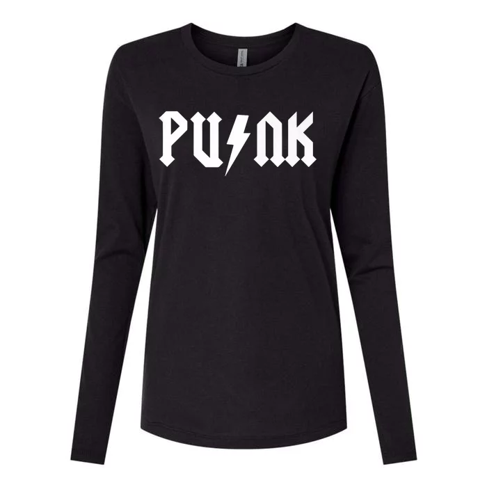 Punk Rock Womens Cotton Relaxed Long Sleeve T-Shirt