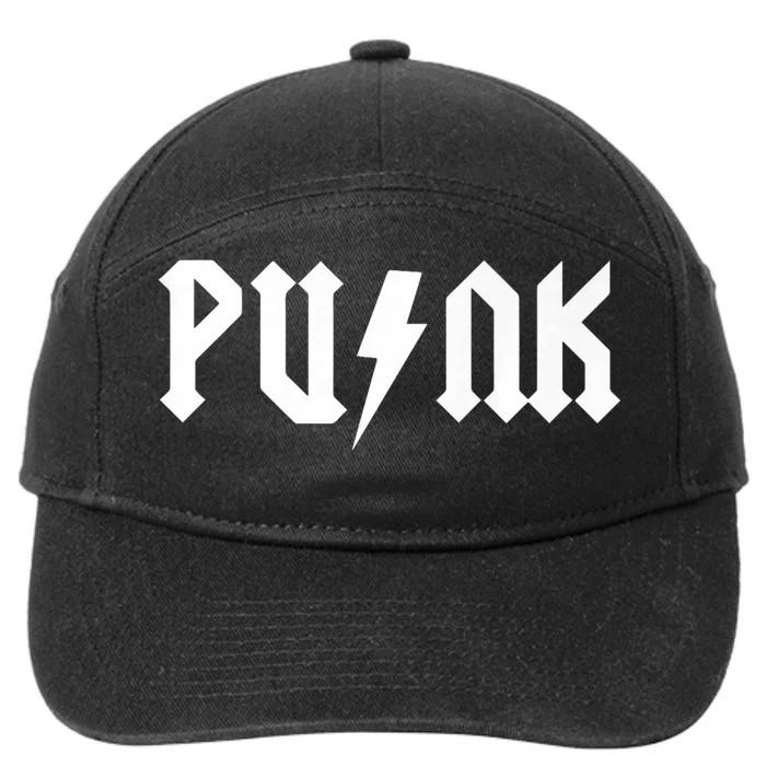 Punk Rock 7-Panel Snapback Hat