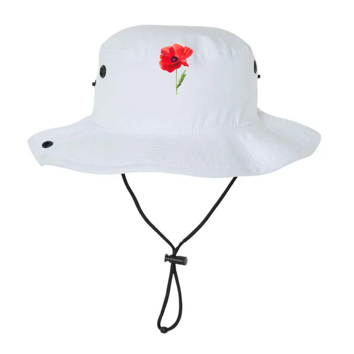 Poppy Red Poppy Flower Watercolour Garden Art Poppy Gift Legacy Cool Fit Booney Bucket Hat