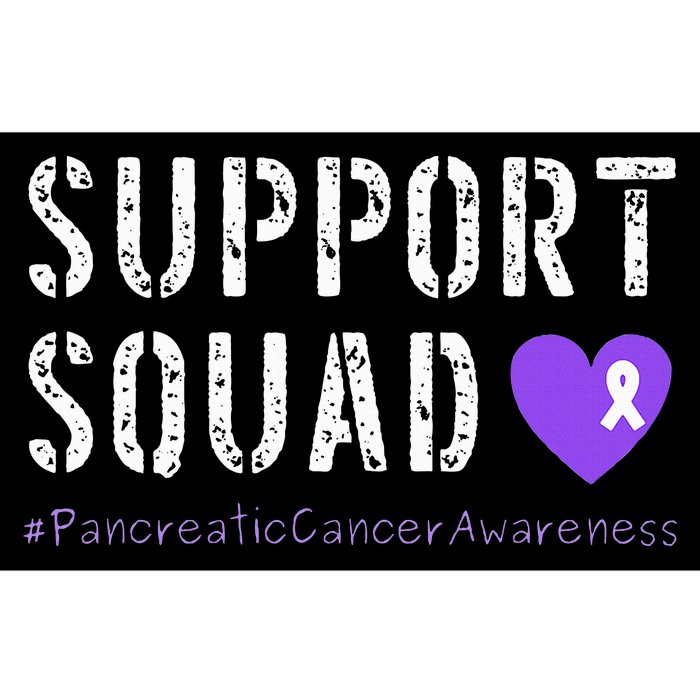 Purple Ribbon Pancreatic Cancer Awareness Bumper Sticker