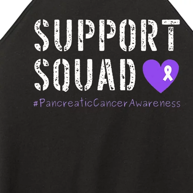 Purple Ribbon Pancreatic Cancer Awareness Women’s Perfect Tri Rocker Tank