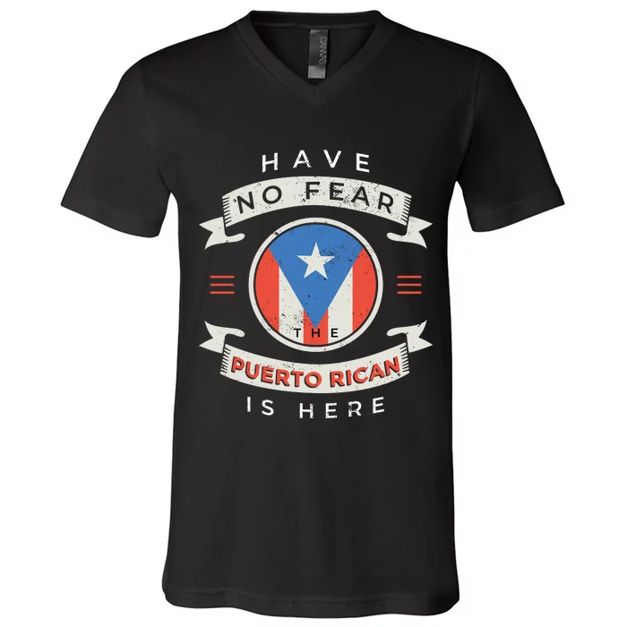 Puerto Rican V-Neck T-Shirt