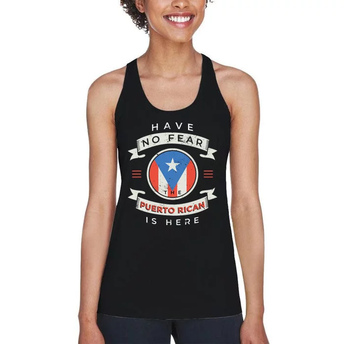 Puerto Rican Women's Racerback Tank