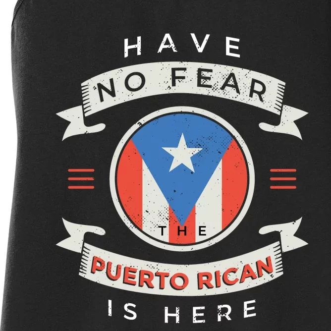 Puerto Rican Women's Racerback Tank