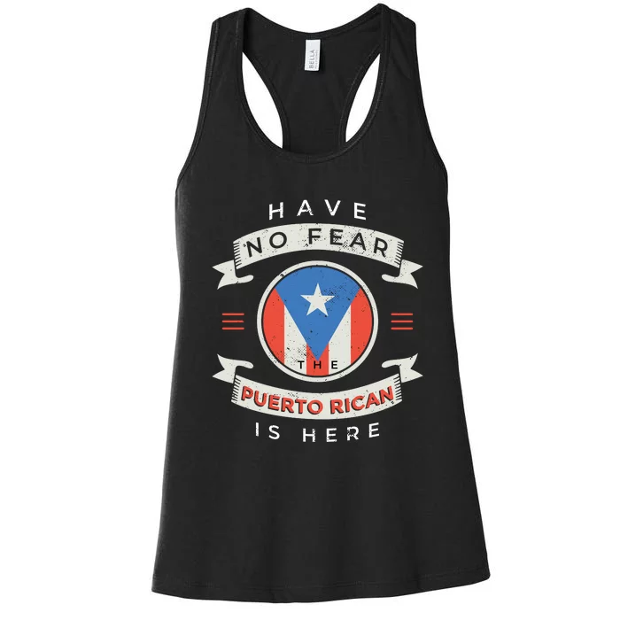 Puerto Rican Women's Racerback Tank