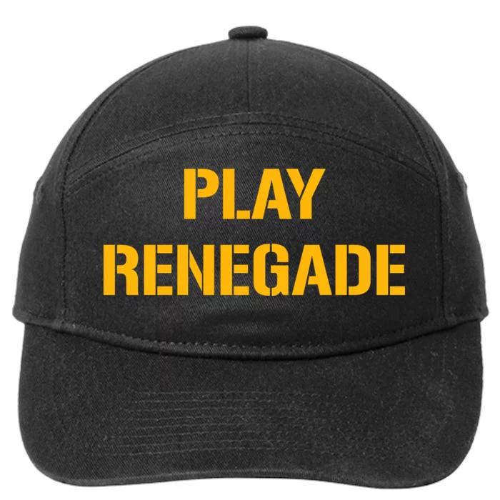 Play Renegade: Pittsburgh Theme 7-Panel Snapback Hat