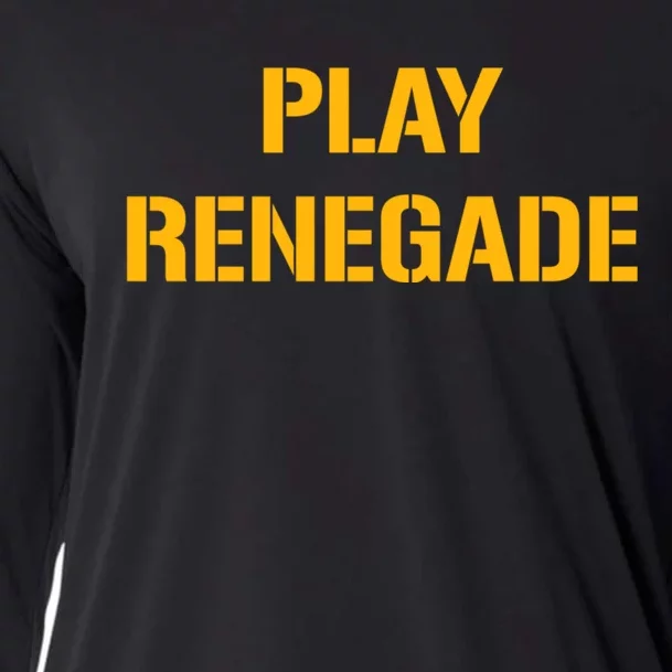 Play Renegade: Pittsburgh Theme Cooling Performance Long Sleeve Crew