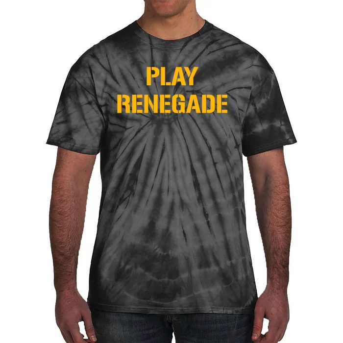 Play Renegade: Pittsburgh Theme Tie-Dye T-Shirt