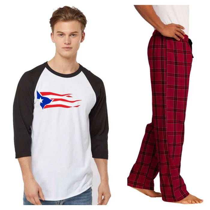 Puerto Rico Raglan Sleeve Pajama Set