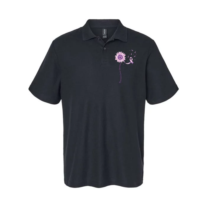 Purple Ribbon Pancreatic Cancer Awareness Softstyle Adult Sport Polo