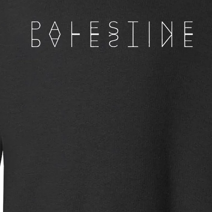 Palestine Reflections Palestinian Word Art Souvenir Toddler Sweatshirt