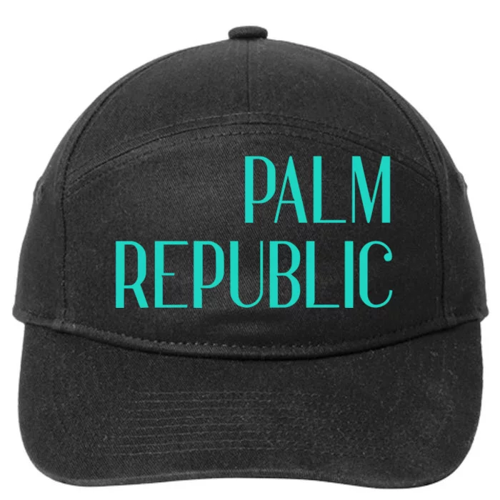 Palm Republic 7-Panel Snapback Hat