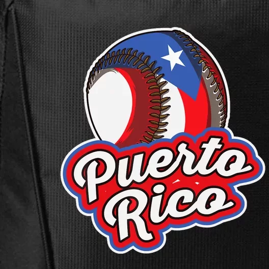 Puerto Rico Pride | Baseball Boricua Flag City Backpack