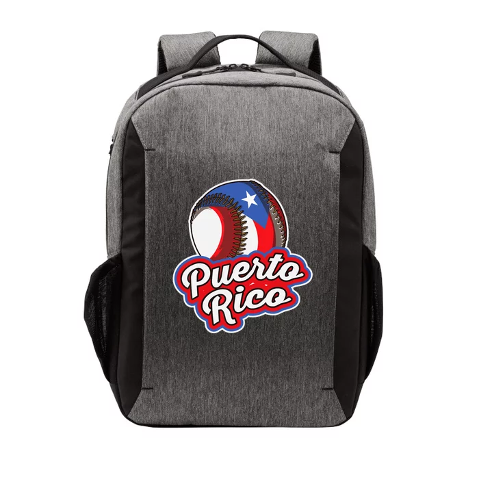 Puerto Rico Pride | Baseball Boricua Flag Vector Backpack