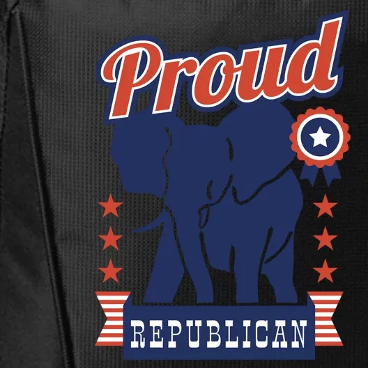 Proud Republican Political City Backpack