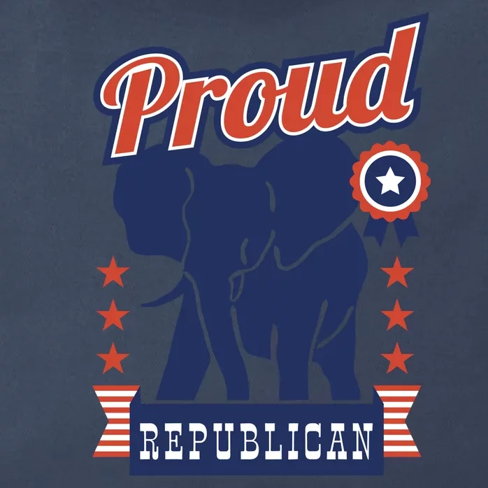 Proud Republican Political Zip Tote Bag