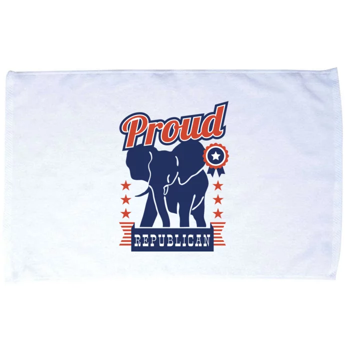 Proud Republican Political Microfiber Hand Towel