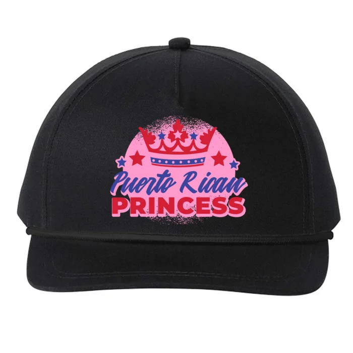 Puerto Rican Princess Snapback Five-Panel Rope Hat