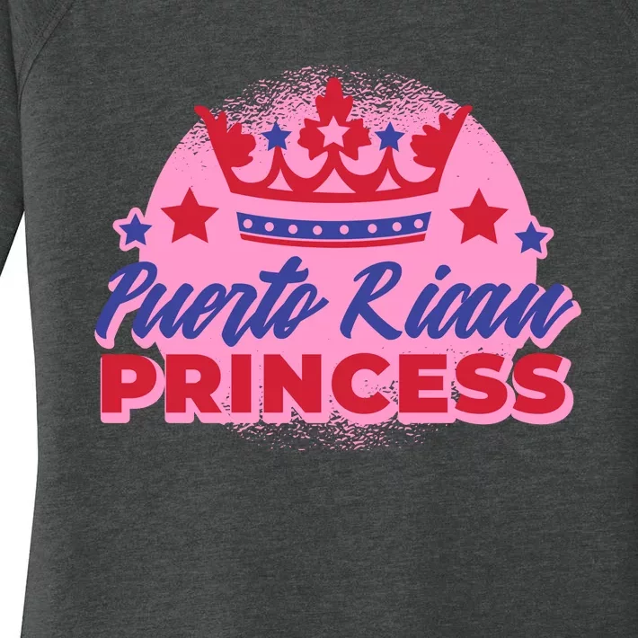 Puerto Rican Princess Women's Perfect Tri Tunic Long Sleeve Shirt