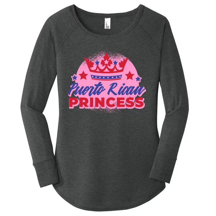 Puerto Rican Princess Women's Perfect Tri Tunic Long Sleeve Shirt