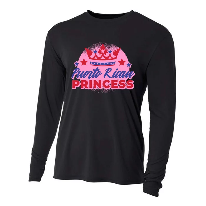 Puerto Rican Princess Cooling Performance Long Sleeve Crew