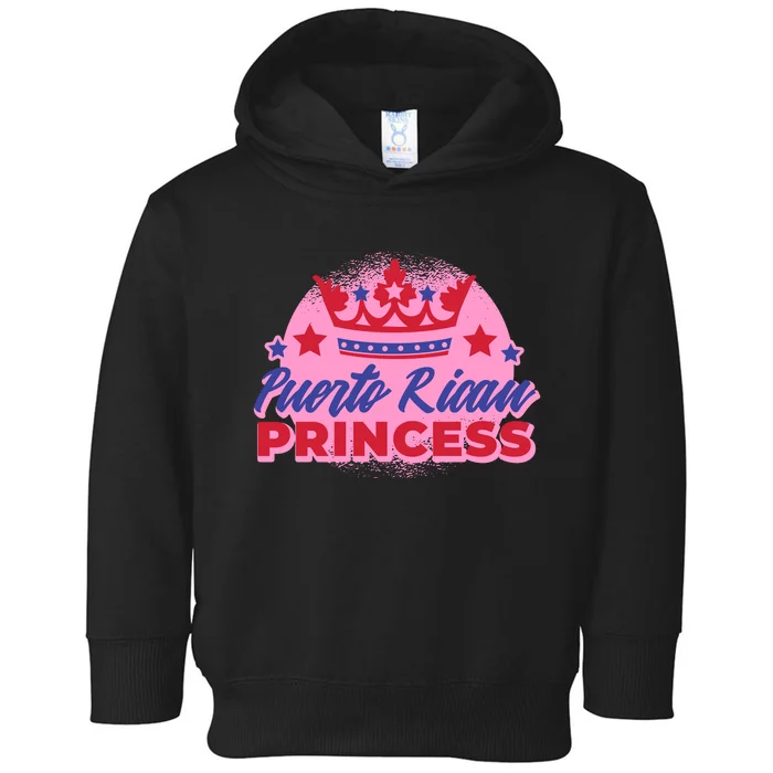 Puerto Rican Princess Toddler Hoodie