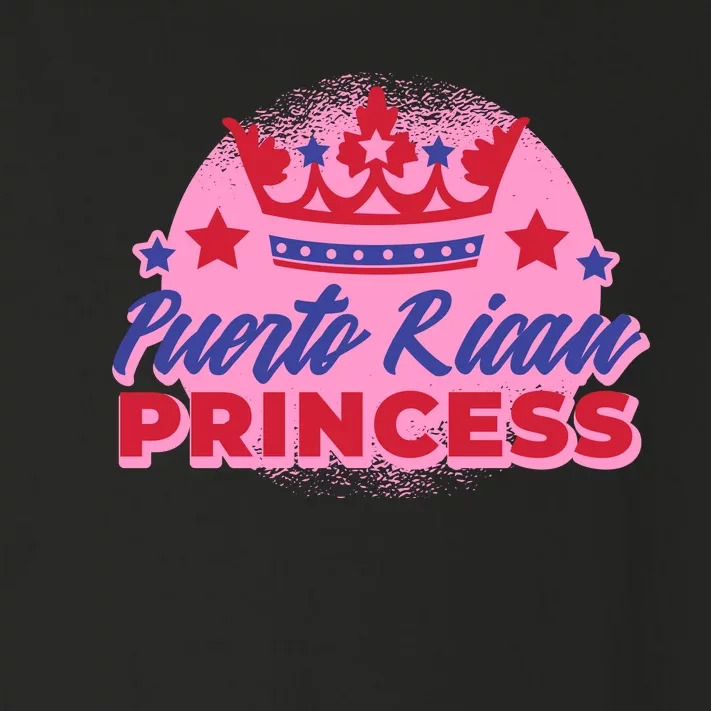 Puerto Rican Princess Toddler Long Sleeve Shirt