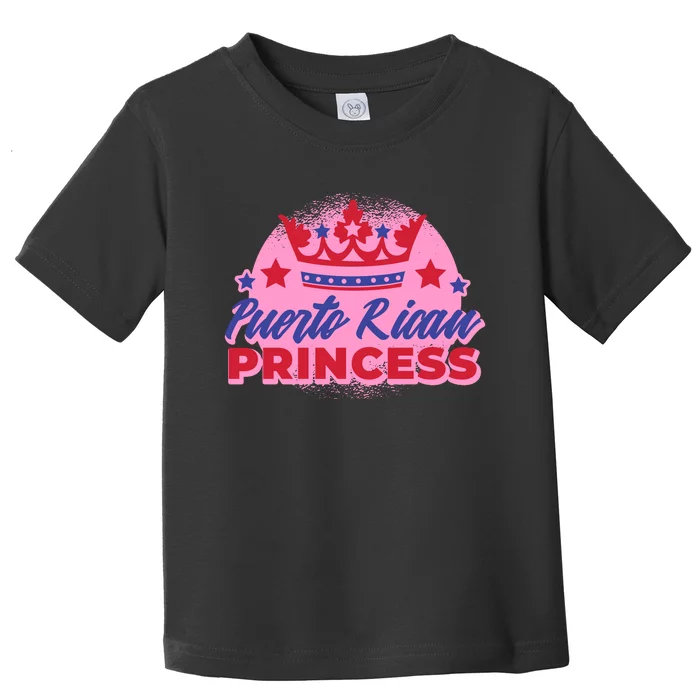 Puerto Rican Princess Toddler T-Shirt