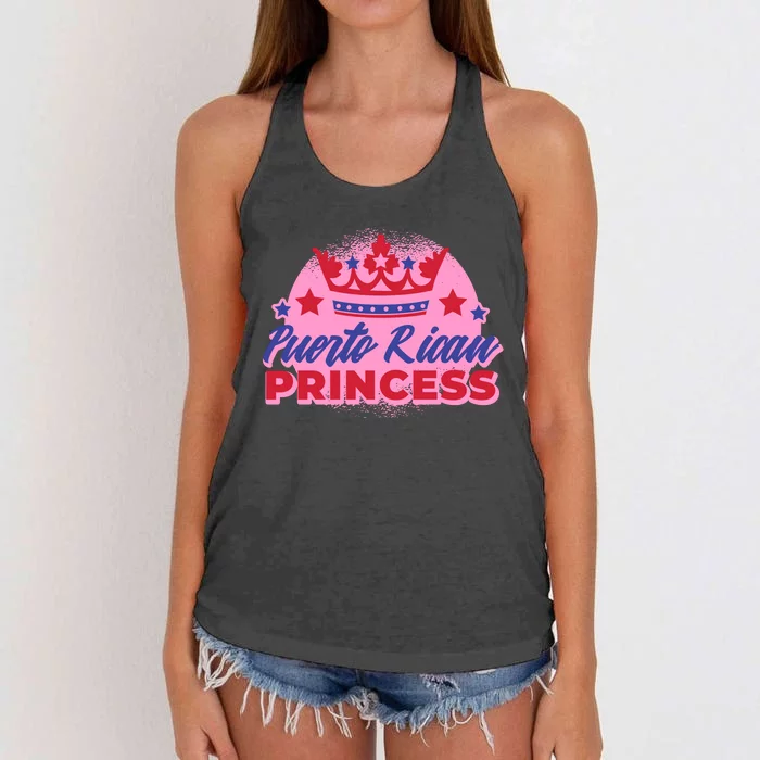 Puerto Rican Princess Women's Knotted Racerback Tank