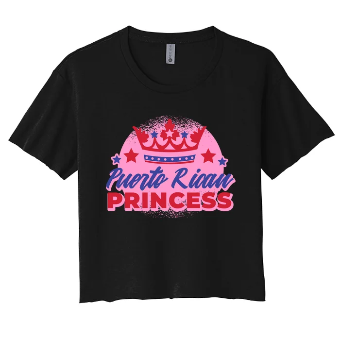 Puerto Rican Princess Women's Crop Top Tee